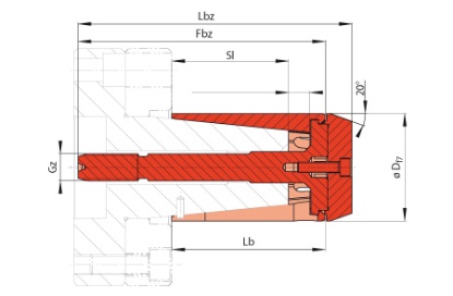 تصویر  Clamping Elements Taper Collets with pre-centring BVD